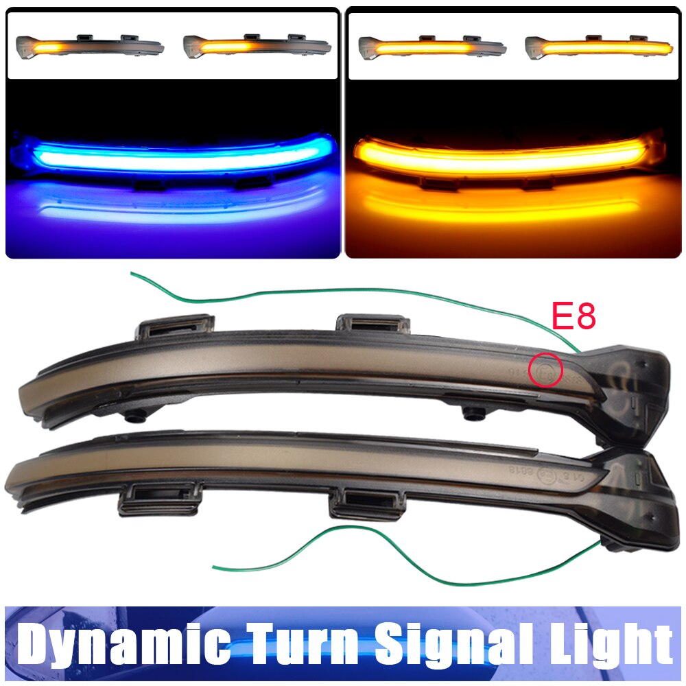 Intermitente dinámico LED para espejo retrovisor, luz secuencial para VW Golf 7 VII MK7.5 JETTA MK7 Touran