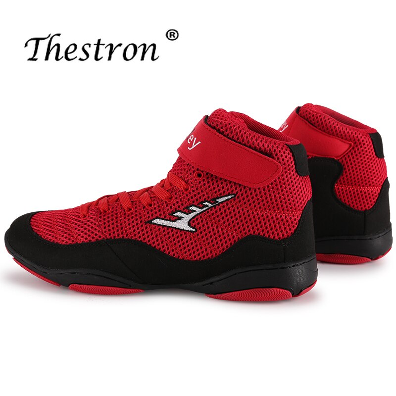 Men High Top Wrestling Shoes Non Slip Men and Women Wrestling Boxing Training Sports Shoes Lightweight Outdoor Sneakers Men