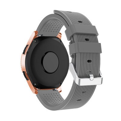 Vervangende siliconen horlogeband voor de active 2 , samsung galaxy watch active 2 , gear 40mm 44mm 42mm , gear  s2 sport 20mm horlogeband.: Grijs