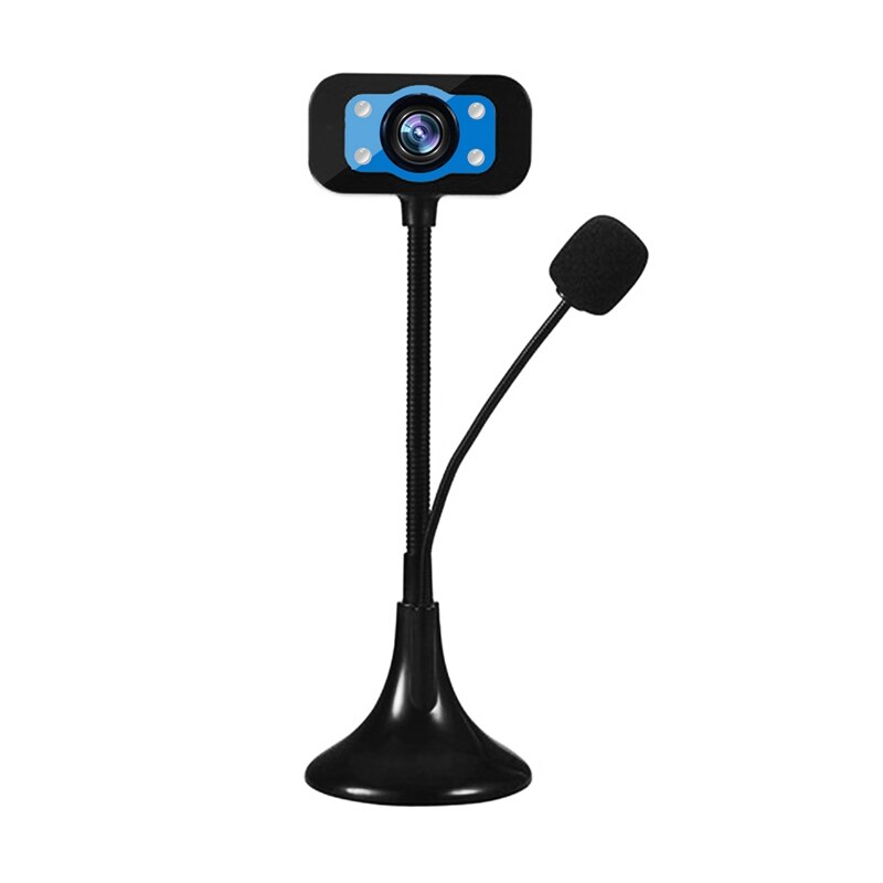 Multifunctional HD Computer Camera, Stand-Alone HD Webcam with Microphone (480P)