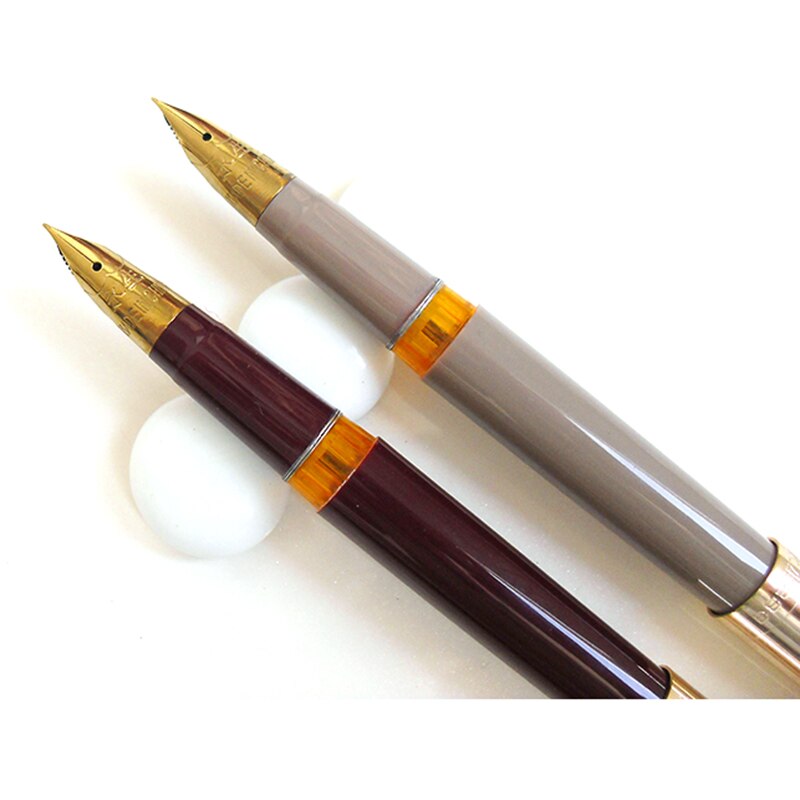 Pluma estilográfica wing sung 233, pluma estilográfica clásica con tapa de aluminio y acero iridio,