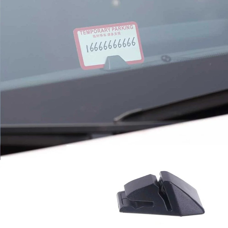 Multifunctionele autokaartklem Parkeerkaart Vaste houder Clip Auto-accessoires Tijdelijke parkeerkaart Tickethouder Auto-interieur