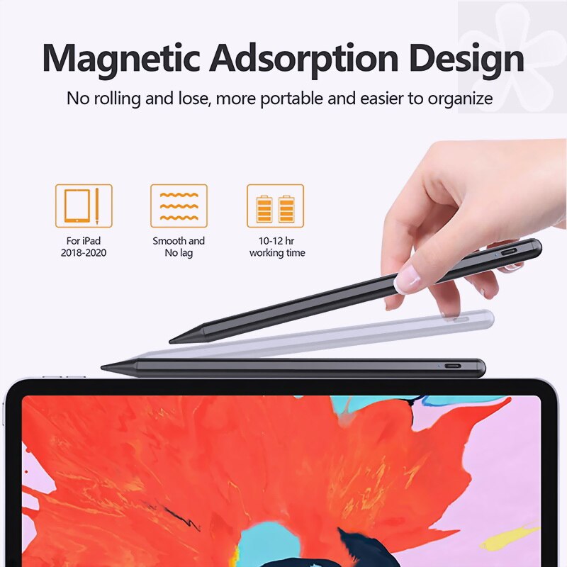 Power show for apple pencil 1 2 stylus pen for ipad pro 11 12.9 touch pen for tablet on air 3 mini 5 7 6 10.5 7.9