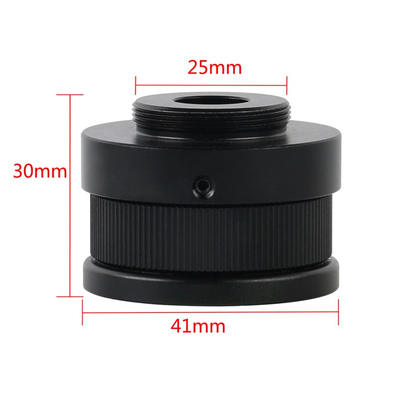 0.4X Adapter C Mount Adapte Lens Verstelbare Camera Focus Adapter Tube Voor 8X-50X Zoom Trinoculaire Stereo Microscoop