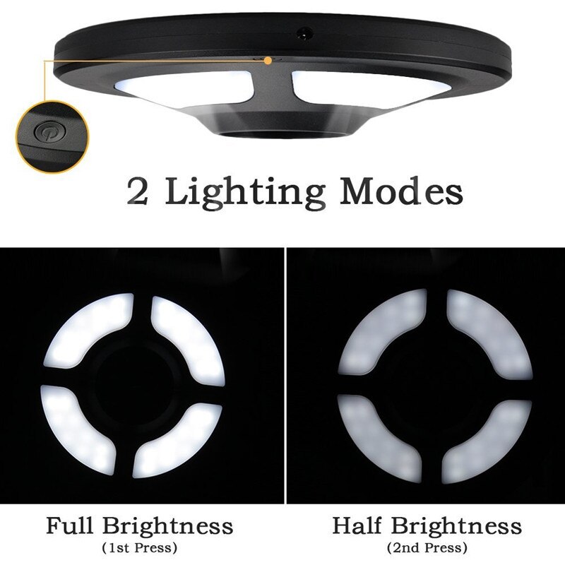 Hjemmet have udendørs belysning led solparaply lys gård paraply lampe til camping telt lys understøtter usb opladning