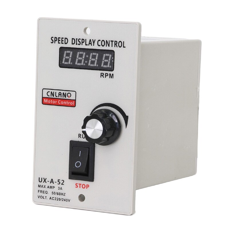digital skjerm 400w ac 220v motorhastighet  ux 52 punktregulatorregulator fremover og bakover 50/60hz