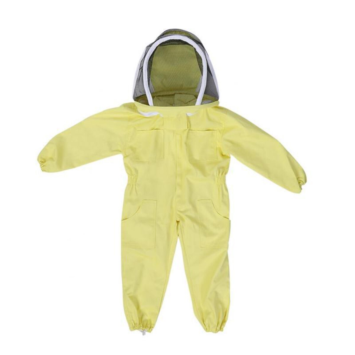 Ropa de apicultor de cuerpo completo para niños, chaqueta protectora, traje de apicultura, 100% algodón