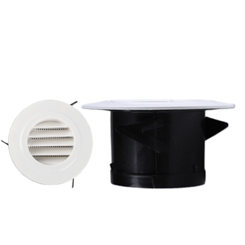 Air Vent Grill Cover Home Wall Ceiling Diffuser Exhaust Easy Air Flow Round Ventilation Ducting Hose Covers 3/5 Inches: 2-C
