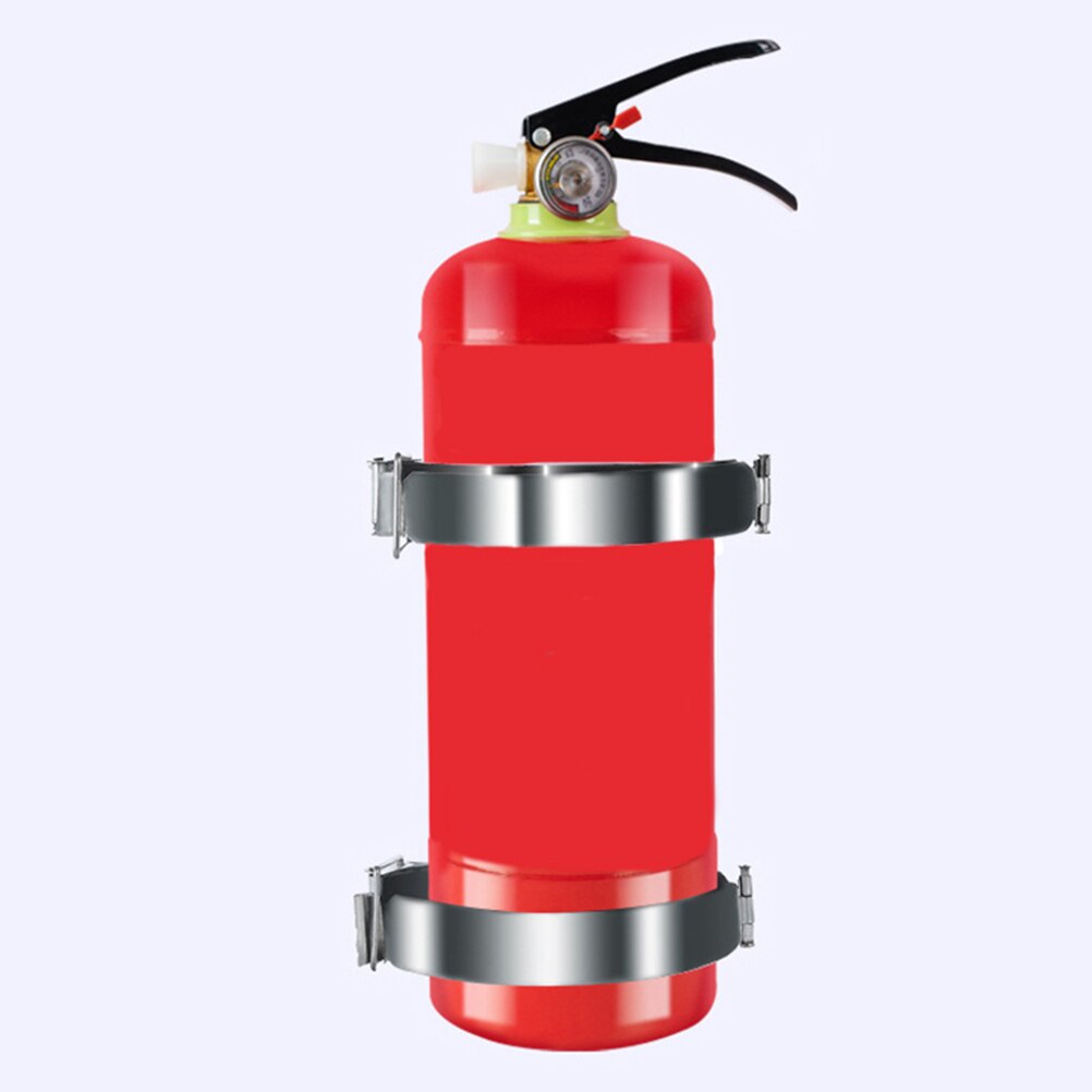 1pc Fire Extinguisher Wall Hanger Fire Extinguisher Hanger Wall-mounted Hanging Bracket