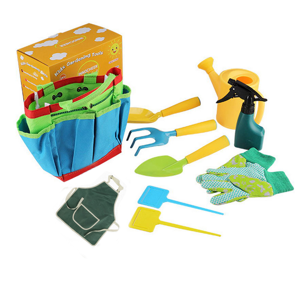 Mini pelle de jardin pour enfant, outils de plantation de diversité, jouet de plage, outil de jardinage, outils de pulvérisation, outils d&#39;extérieur, 10/13 pièces: 13pcs