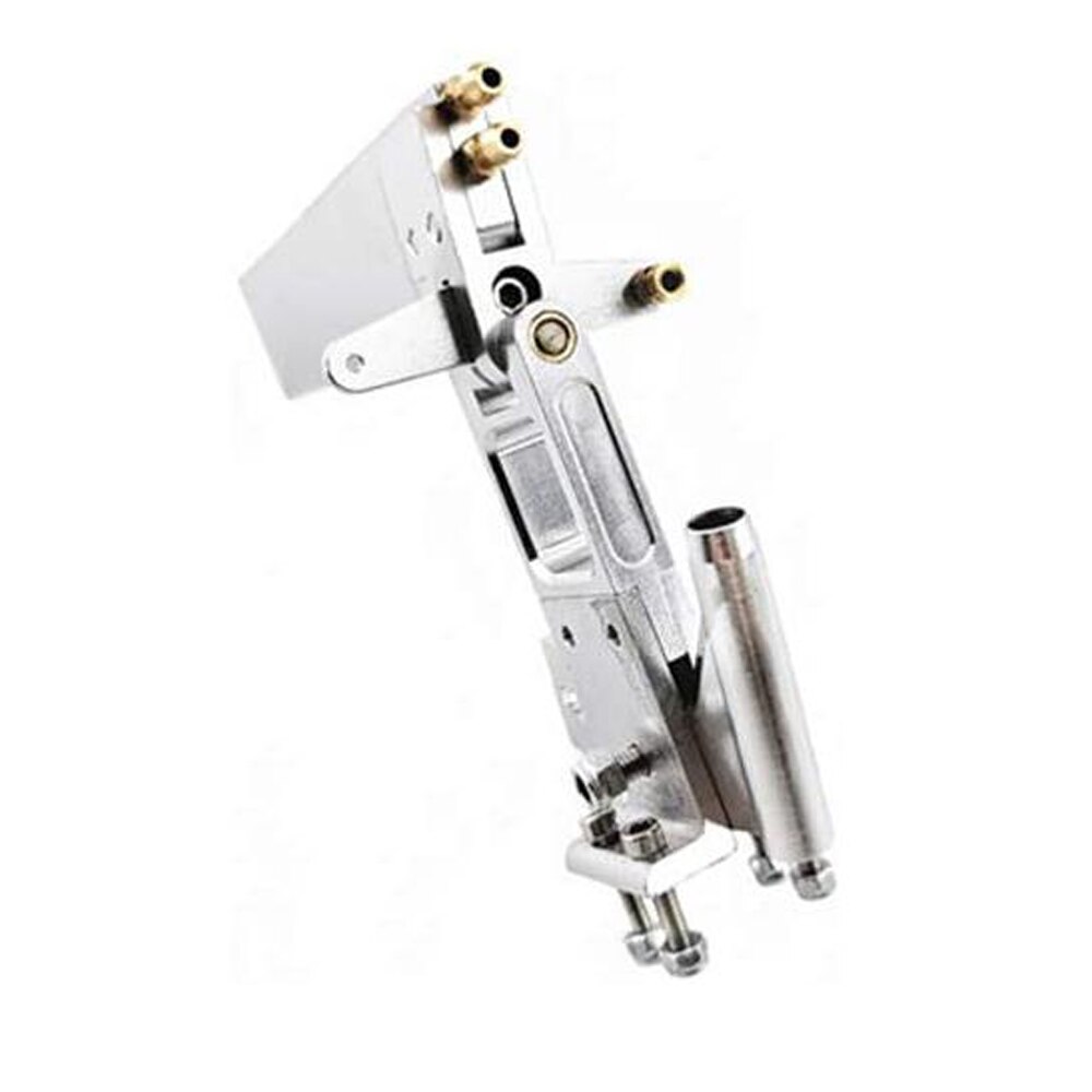 RC Model statku 110MM metal ster 4MM wspornik wału steru zdalnie sterowana łódka RC części modelu wchłaniająca wodę steru aluminium ssania stery