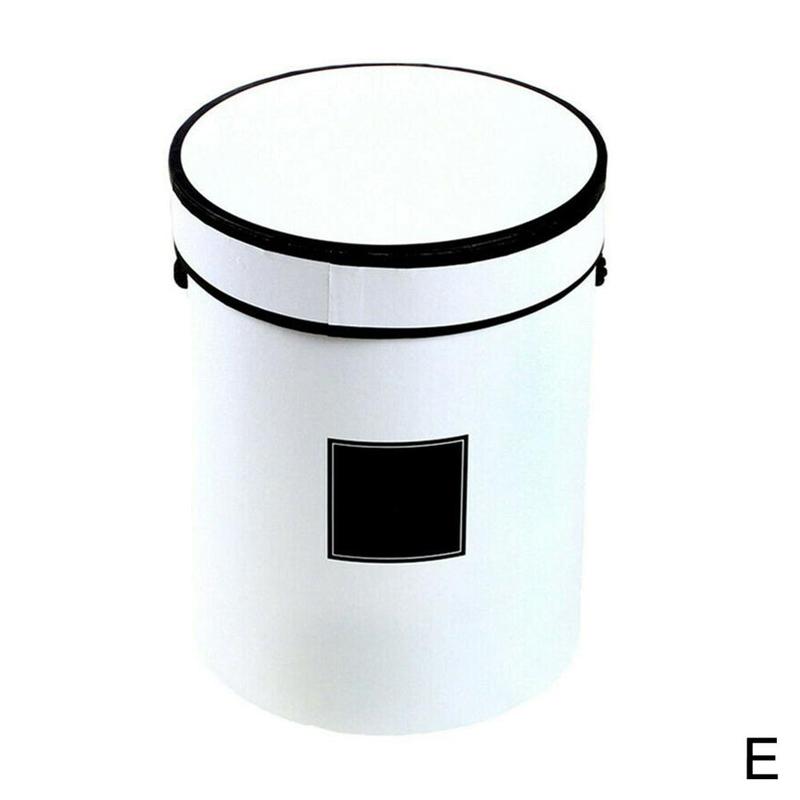 Packaging Box Portable Round Small Hug Bucket Candy Rose Flower Box Mother's Day Storage: E