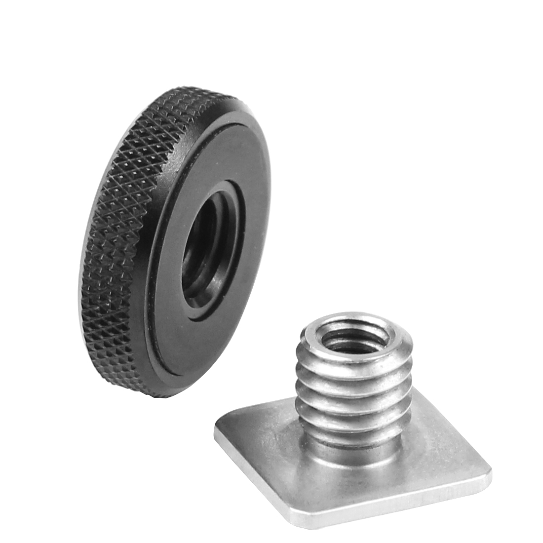 Stativhalterung Blitzschuh-Adapter 1/4 3/8 Zoll Schraube Einzelmutter Doppelschicht auf Blitzadapter Halfter Halterung Fotostudio-Zubehör: Blau