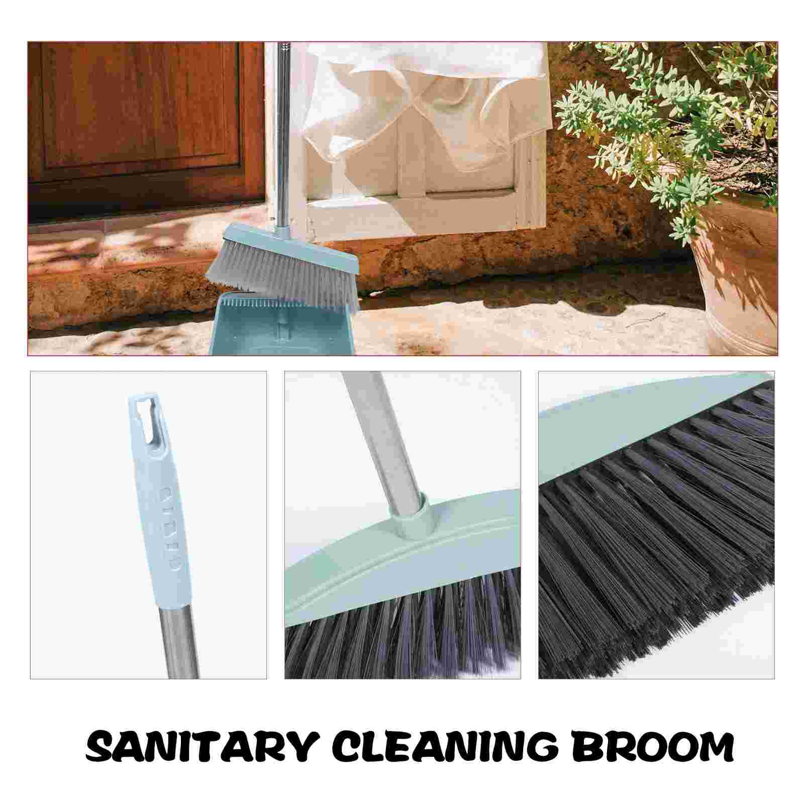 Long Handle Broom Room Cleaning Broom Household Cleaning Supply Metal Handle Broom