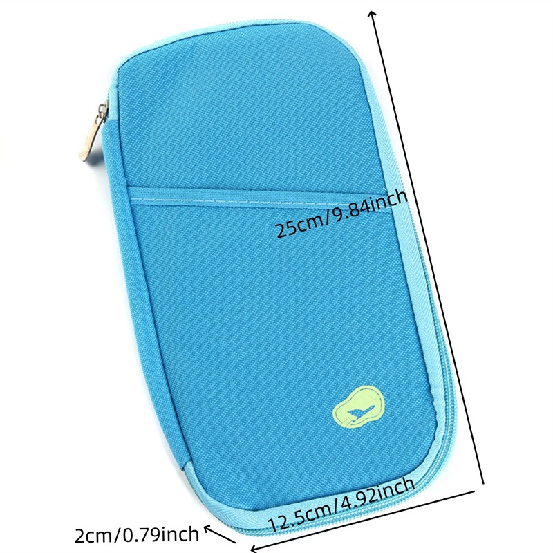 Reis Portemonnee Familie Paspoort Houder Document Case Organizer Reisaccessoires Document Tas Kaarthouder: COFFEE