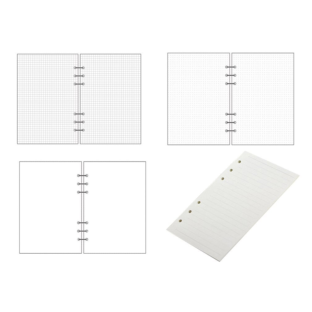 A5 A6 A7 Losse Blad Notebook Refill Spiraal Bindmiddel Planner Innerlijke Pagina Binnen Papier Dairy Wekelijkse Maandelijkse Plan Te Doen lijn Dot Grid