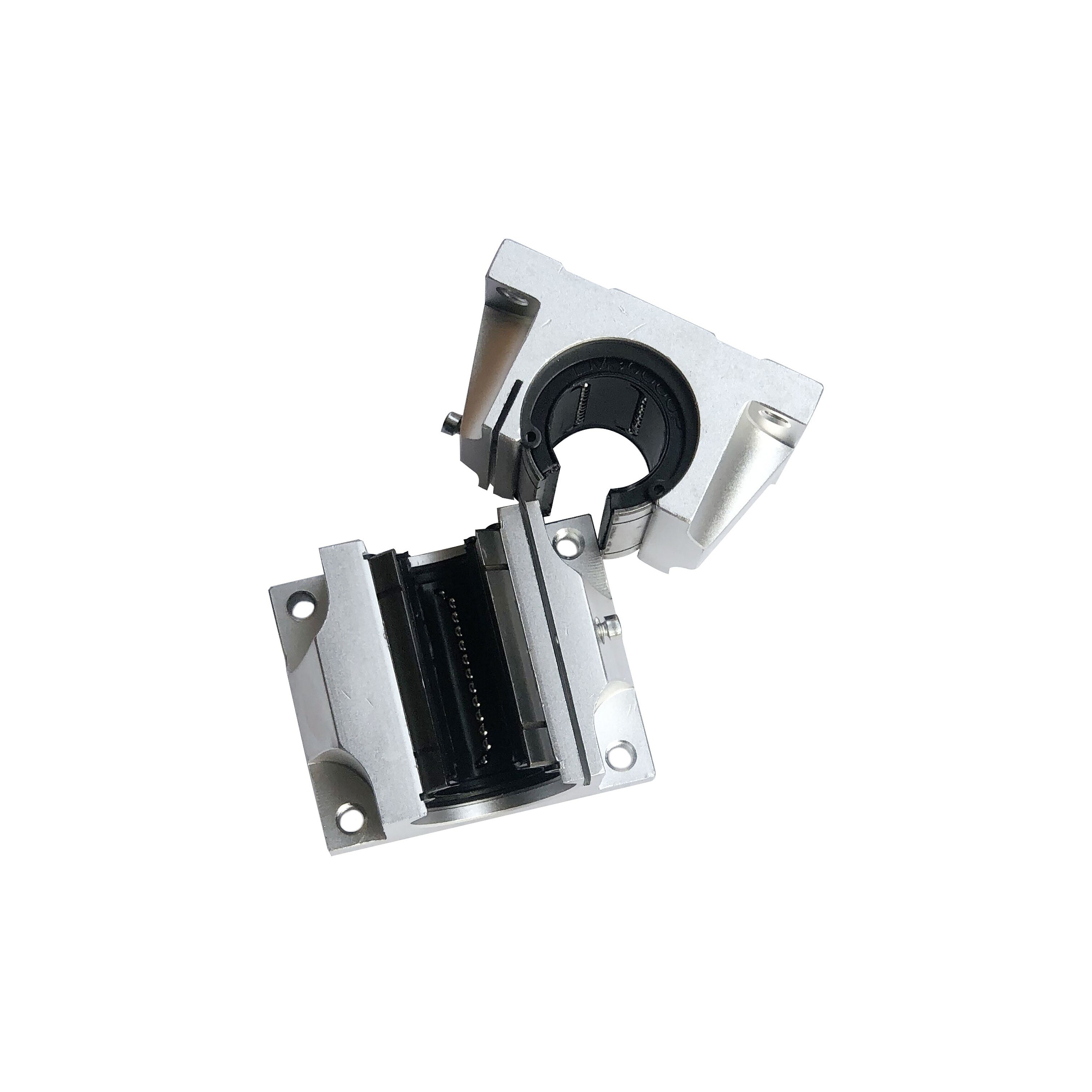 2x Bloc De Roulement Linéaire SCS13 LM13UU - 39x30x44mm, Uxcell, Silver Tone