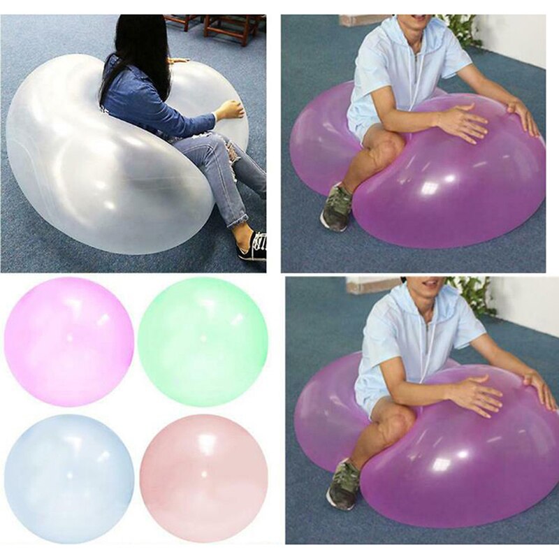 S M L Größe Kinder Outdoor Soft Air Wasser Gefüllt Blase Ball Blow Up Ballon Spielzeug Spaß Party-Spiel Große