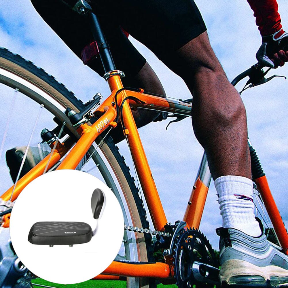 1Pc Soft Bicycle Backrest Seat Rear Seat Bike Cushion Bike Accessory Backrest Seat Bike Rear Seat for Outdoor Bicycle Bike