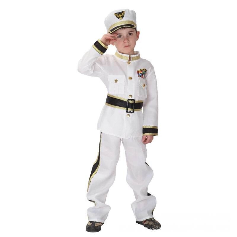 Børn drenge marine sømand småbørn verdens bog dag skole fancy dress kostume