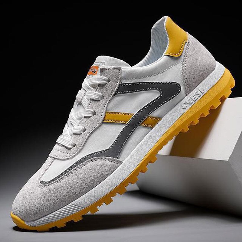 Mannen Professionele Golfschoenen Comfort Ademend Anti Slip Platte Sneaker Outdoor Casual Retro Sport Schoenen
