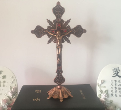 Kruisen Katholieke Standbeeld Hout Krui Hout Cross Vinyljesus Kruisbeeld Rieten Jesus Cross Pvc Santo Houten Kruis Kraftholi Klei: marine