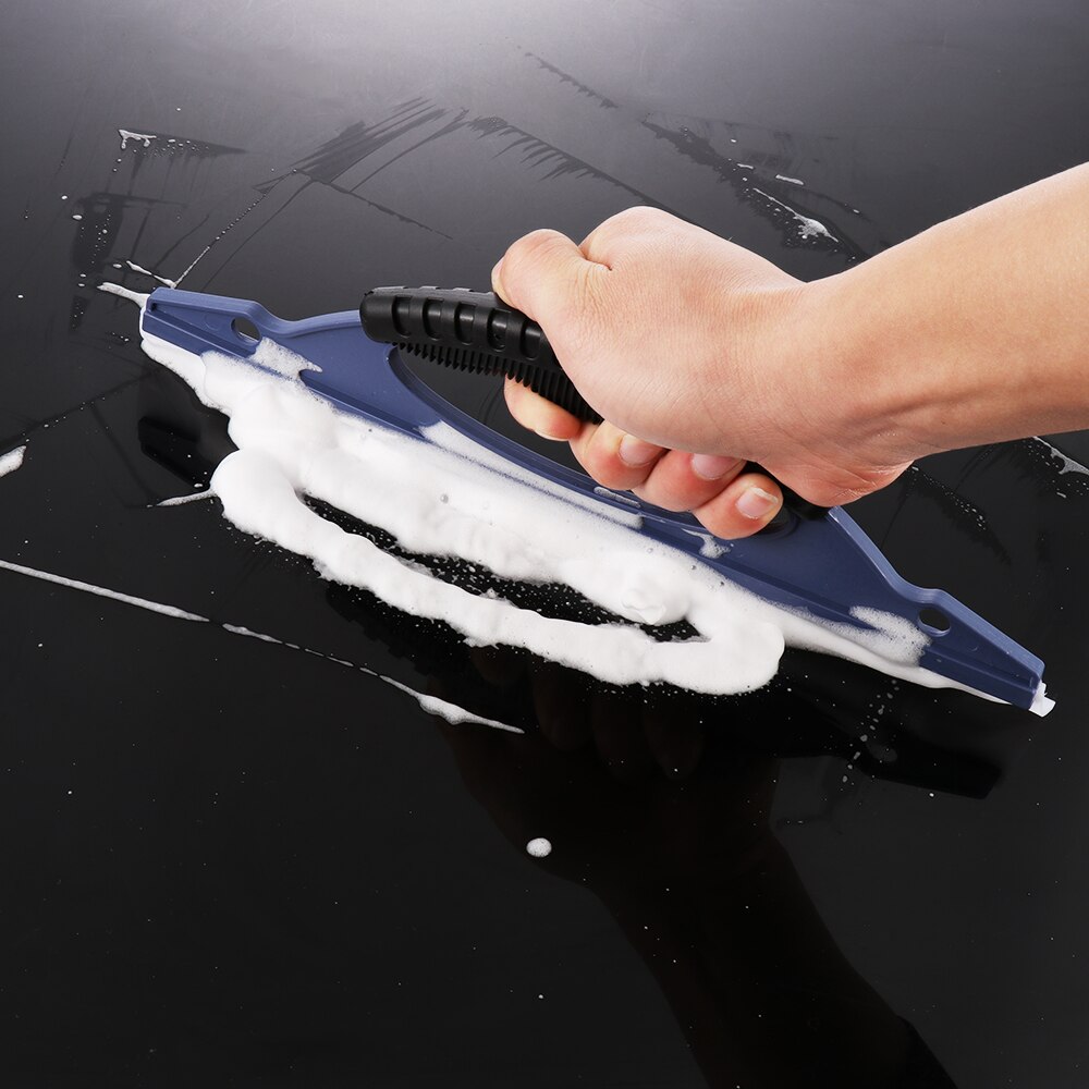 1PC cepillo de silicona para coche limpiaparabrisas placa raspador de parabrisas equipo de limpieza de ventanas de vidrio limpiador de herramientas de mantenimiento automático