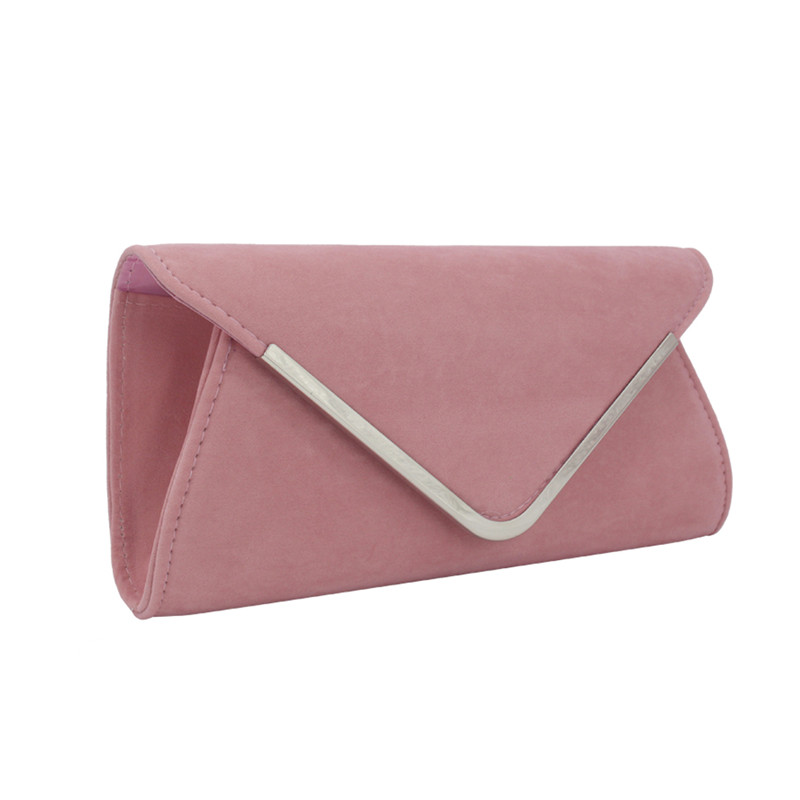 Populaire Dame Clutch Avondtasje Graceful Velours Winkelen Party Bruiloft Envelop Clutch Bag Voor Lady Vrouw Jong Meisje: Roze