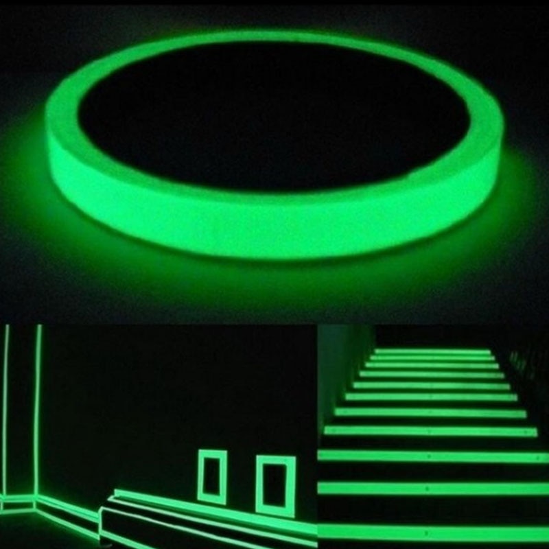 Modieuze Glow-In-The-Dark Riem Kicks De Voet Lijn Milieubescherming Huishouden Metoop Siert Glow-in-The-Dark Strip