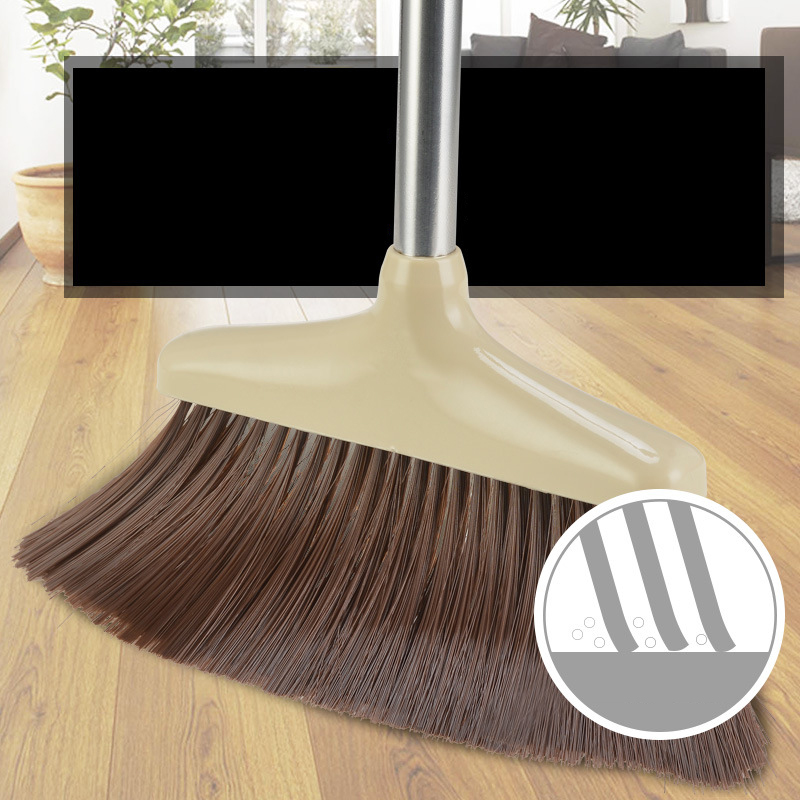 Edelstahl Magie Besen Kunststoff Winddicht Kehrschaufel Anzug Weichen Borsten Besen Verdicken fegen Boden nicht-Unterhose Griff Reinigung Werkzeuge