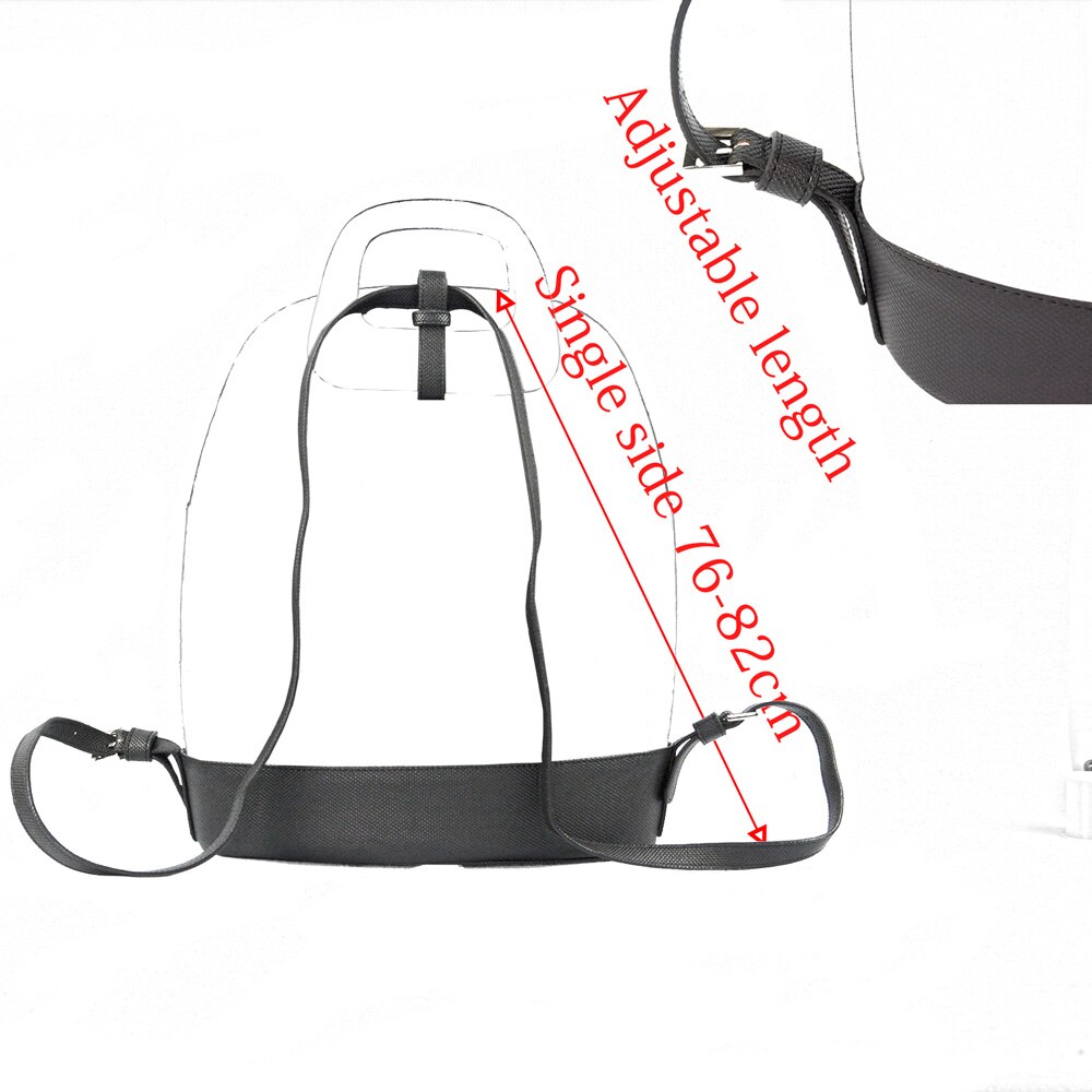 Slim Soft PU Leather Buckle Strap Bottom Backpack belt for Obag 50 O Bag 50
