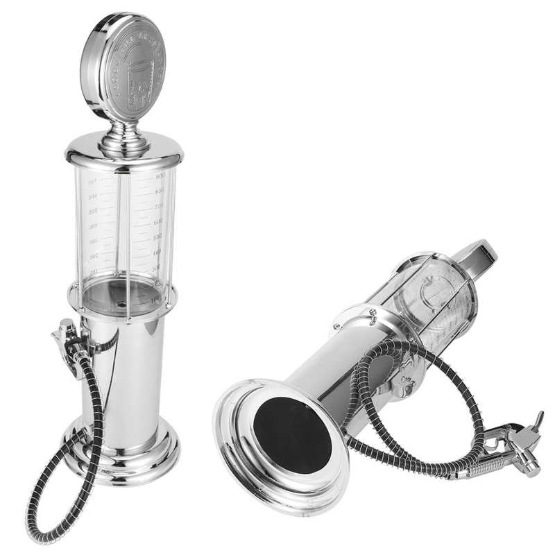 Reusable Wine Dispenser Gas Station Shaped Liquor Beer Beverage Container for Home Bar Party