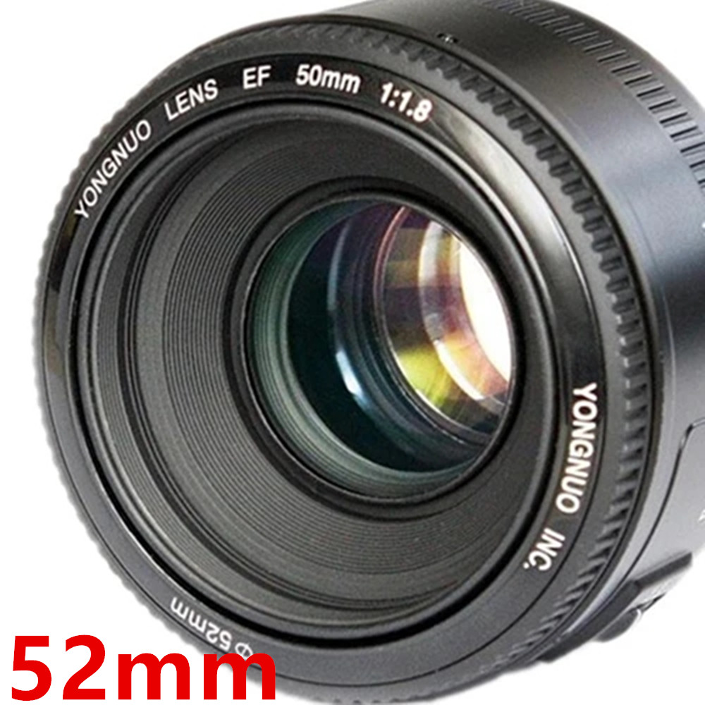 Lens Cap Cover for Yongnuo Canon Nikon Sony 50 mm Fixed Focal Length 50mm Lenses: Orange
