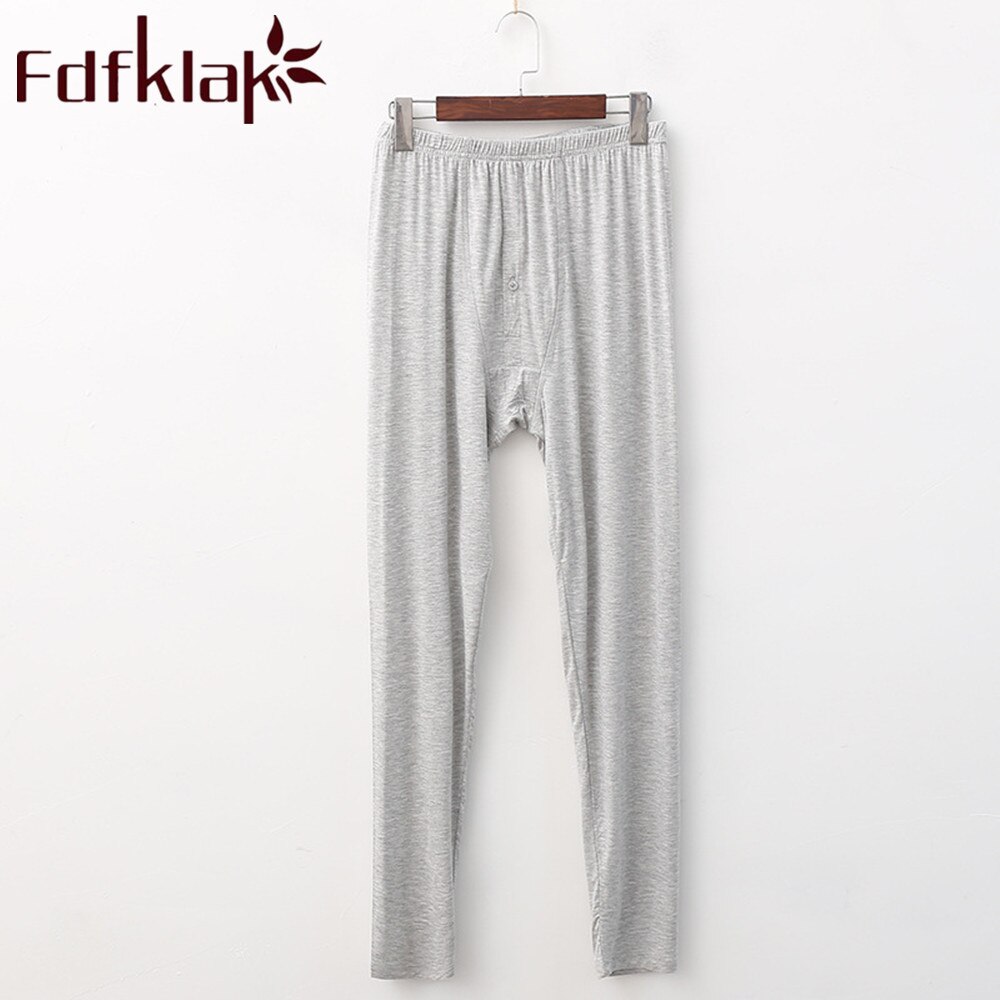 Fdfklak herre #39 modal vår høst lange sovebukser menn pyjamas lounge wear hjemmebukser pluss størrelse xl -5xl