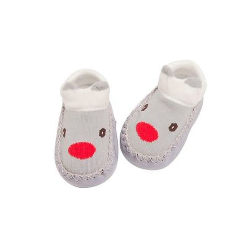 Baby Socks with Rubber Soles Animal Pattern Infant Foot Sock for Newborn Spring Kid Floor Socks Shoes Anti-Slip Soft Sole Sox