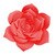 30cm papier fleur toile de fond mur grandes fleurs roses bricolage faveurs de mariage fête d'anniversaire décoration de la maison fleurs artificielles: Red