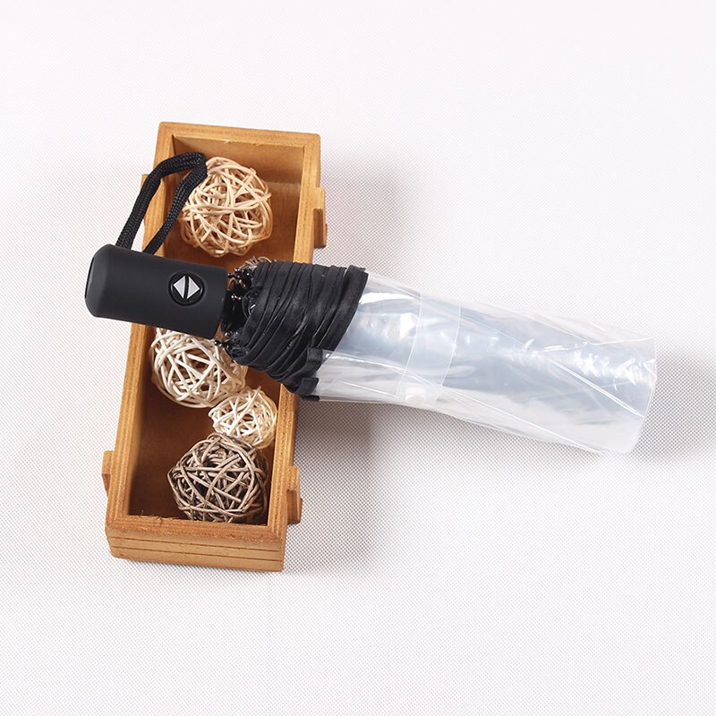Parapluie Transparent femme | Parapluie pliant automatique, fille blanche, femme parapluie clair, coupe-vent imperméable parapluie pluie, homme japonais: Style 1- No Flower