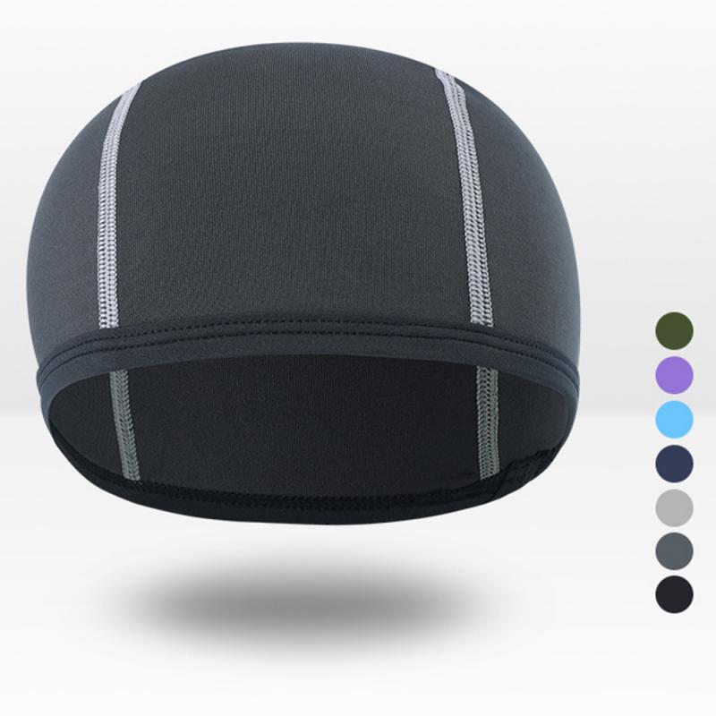 Unisex hurtigtørrende åndbar hat motorcykelhjelm indre hætte racerkappe under hjelmen
