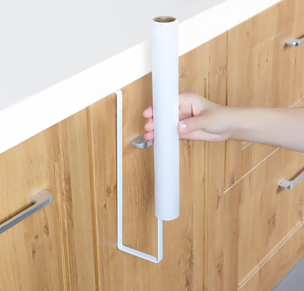 Armoire de cuisine en fer forgé, porte-serviettes en papier, porte-rouleau de rangement