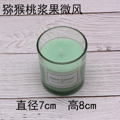 Moderne bougie verre parfum romantique tasse bougie odeur encens aide sommeil chambre Hacer Velas chambre décoration EB50LZ: green