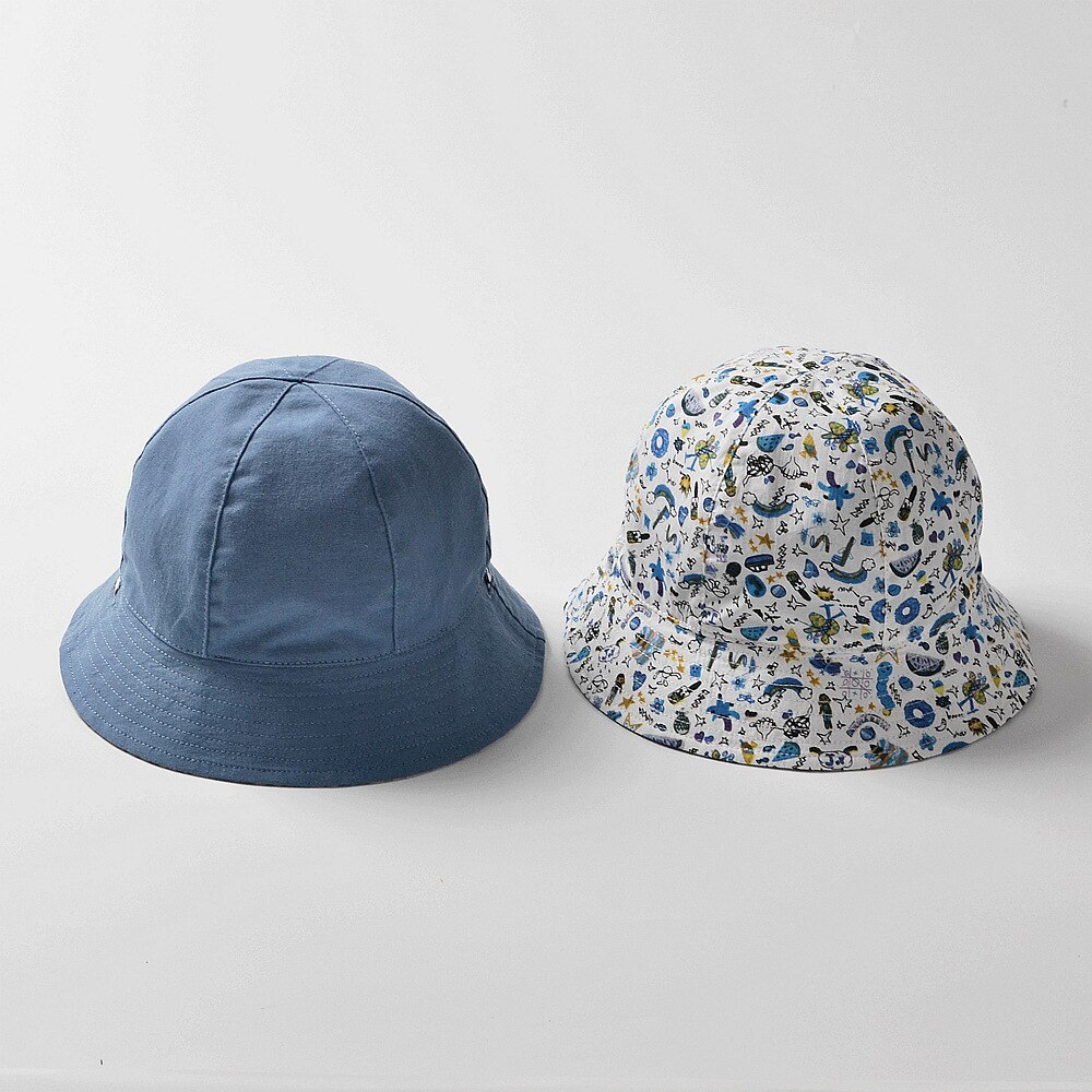 Cervi jonmi primavera estate bambino bambini cartone animato secchi stampati cappelli stile coreano Casual all&#39;aperto bambini cappellini parasole in cotone