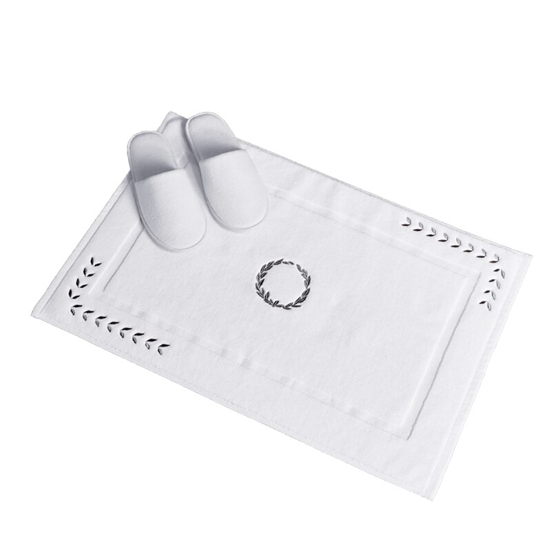 100%  bomull hotell hem golv handduk matta jaquard halkfri matta bad matta badrum handdukar vattenabsorberande steg mat pad