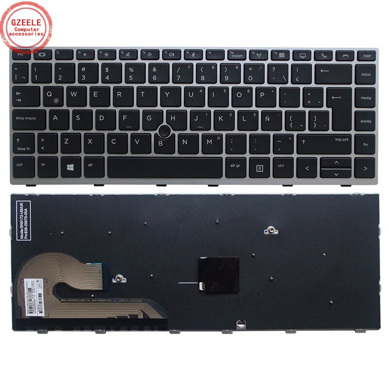 SP Laptop keyboard FOR HP EliteBook 840 G5 846 G5 745 G5 NO Backlit With pointing stick: LA No Backlight
