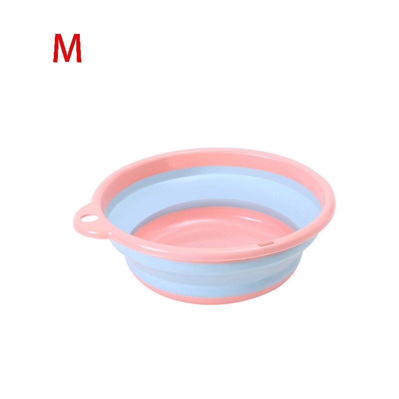 Folding Wash Basin Multifunction Portable Dish Tub For Travel Camping Silicone Collapsible Wash Basins Home Cleaning Tools: A-2
