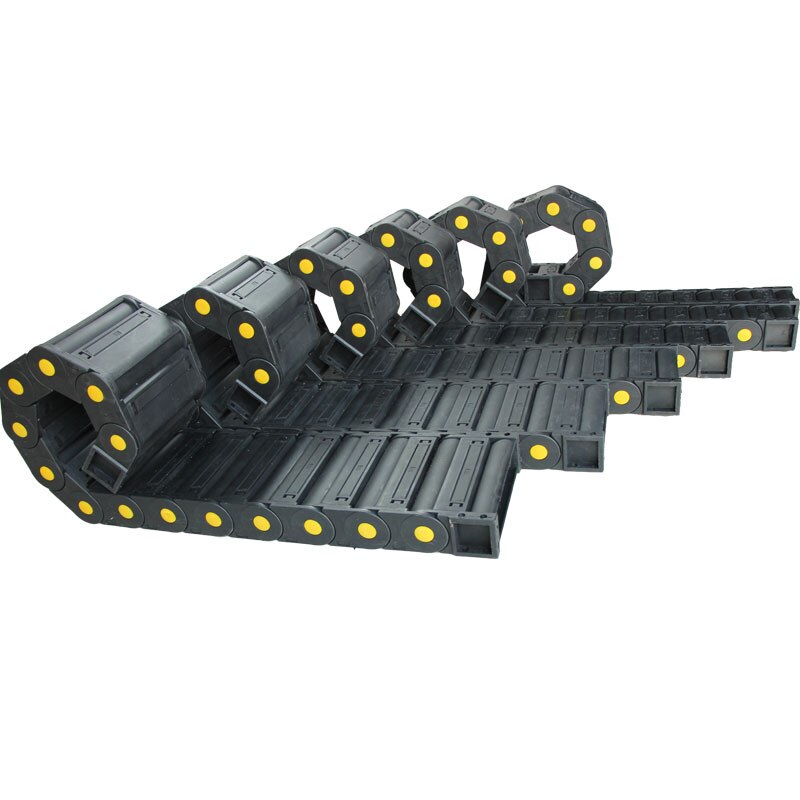 Series35 1Meter Nylon plastic drag chain fully enclosed engraving machine tool cable threading engineering tank drag chain