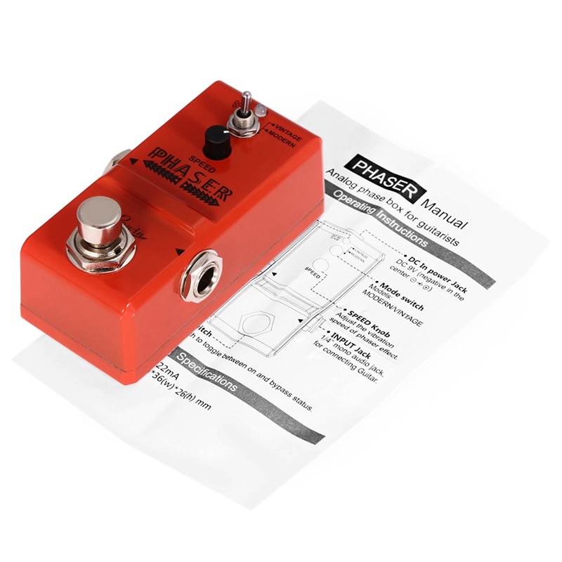 Pedal de efectos de guitarra Ln - 313 Pedal de efectos de guitarra analógicos paso a paso para instrumentos musicales