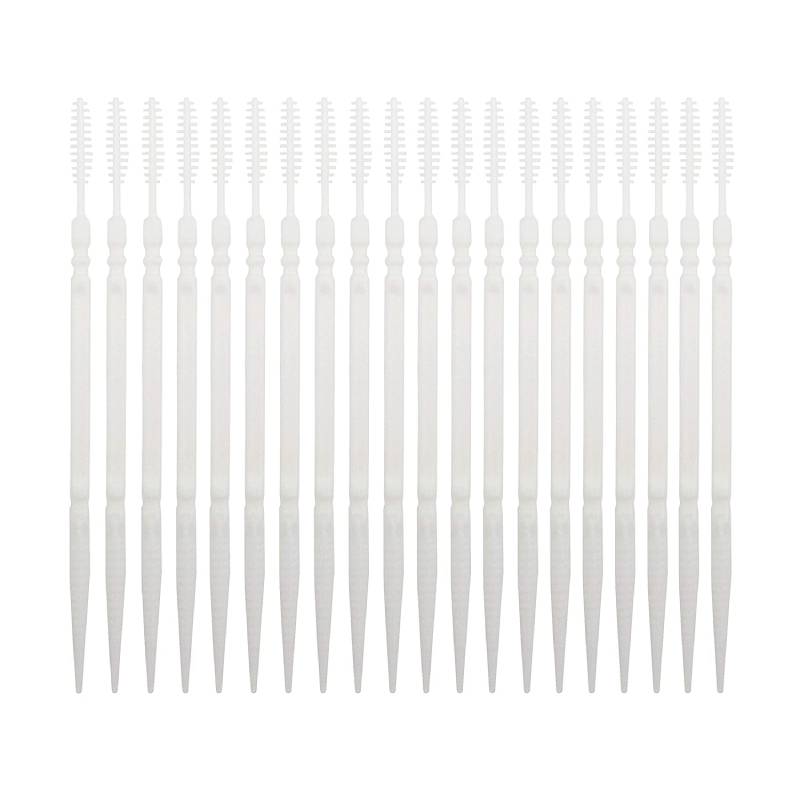 200Pcs Plastic Tandenstokers Tanden Borstel Tool Double-Ended Tandenstoker Interdentale Tandenstokers 2 Manier Tandenstoker Voor Oral Care