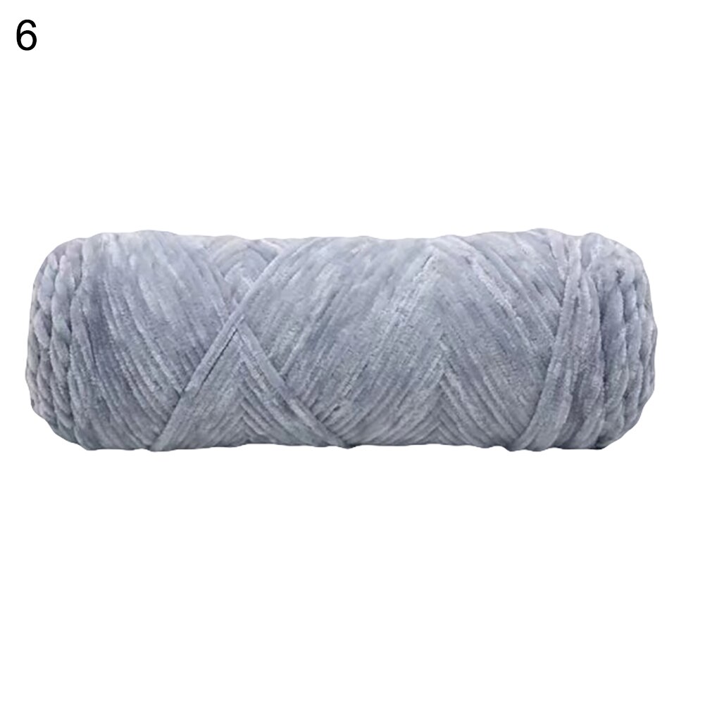 100g Chenille doux bébé tricot Crochet péritel chapeau laine fil photographie accessoire: 6