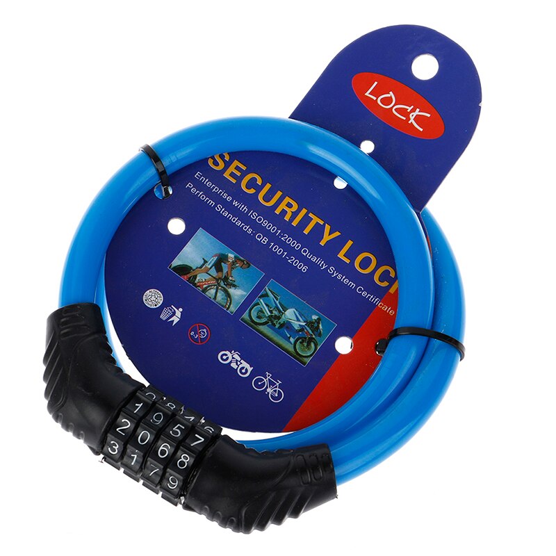 JINHF Bike Lock 4 Digit Code Combination Electric Bicycle Lock Bicycle motorcycle Security Lock Anti-theft Lock Password Lock: BL