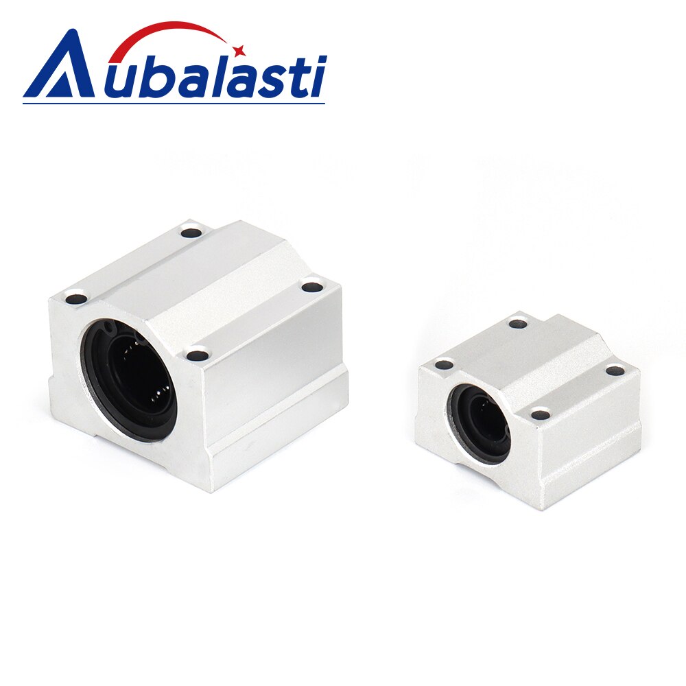4Pcs Linear Motion Ball Bearing Slide Block Bushing SCS6UU SCS8UU SC10UU SCS12UU Linear Shaft CNC 3D Printer Parts